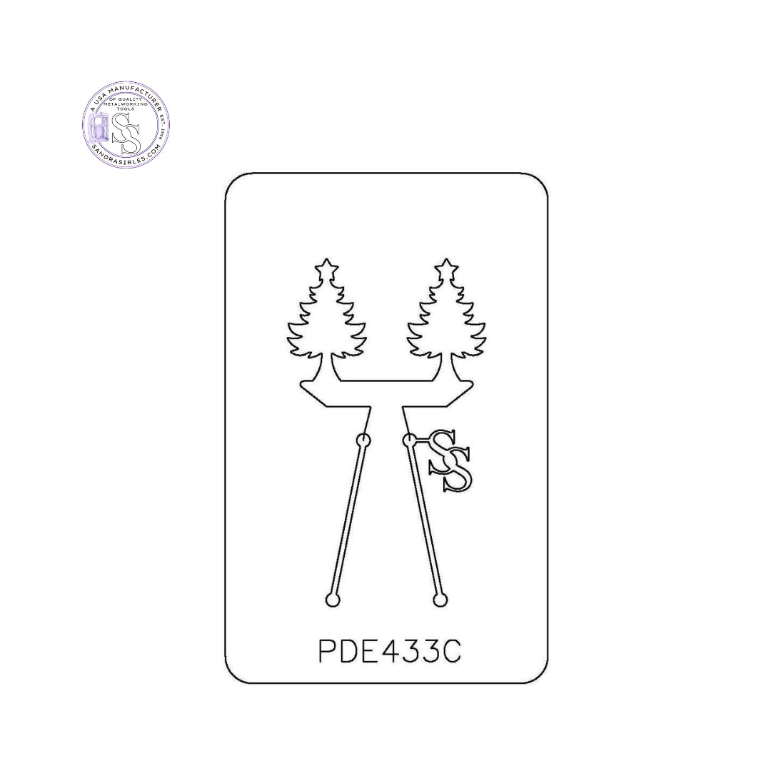 PANCAKE DIE PDE433 CHRISTMAS TREE